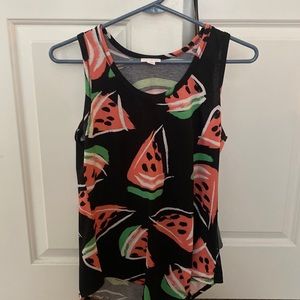 LuLaRoe Watermelon Tank Top
